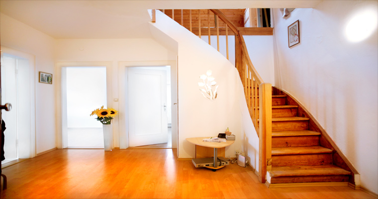 Empfangsbereich einer Maisonette-Wohnung